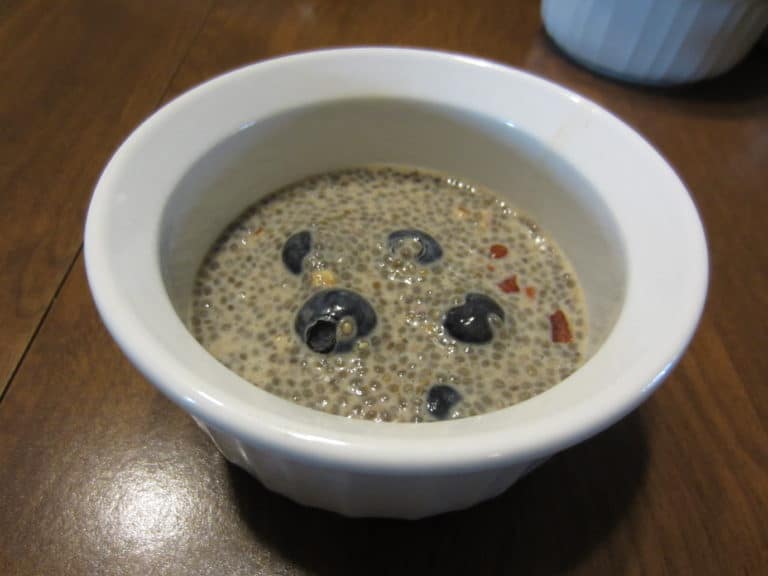 blueberry chia pudding