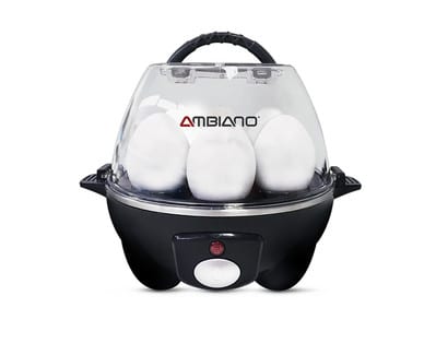 Electric Egg Cooker Boiler with Auto Power-off and Beep Alarm for
