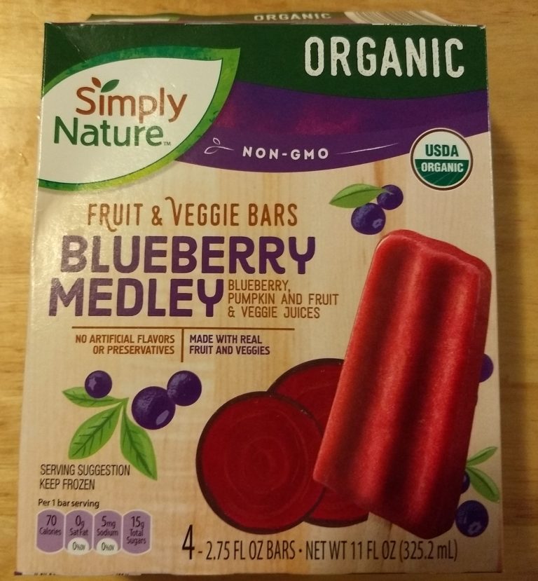 SimplyNature Frozen Fruit & Veggie Bars Aldi Reviewer