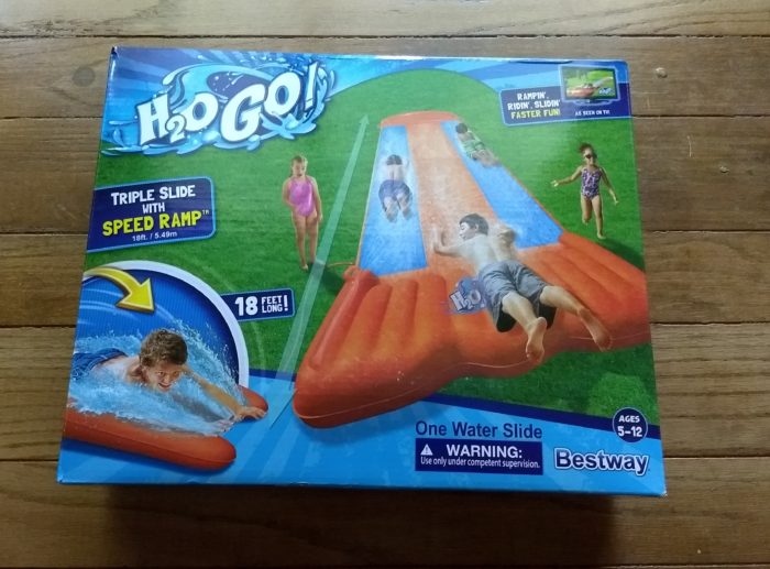 h2ogo triple water slide