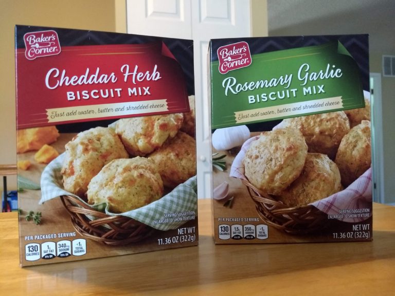 Baker's Corner Cheddar Herb Biscuit Mix + Rosemary Garlic Biscuit Mix ...