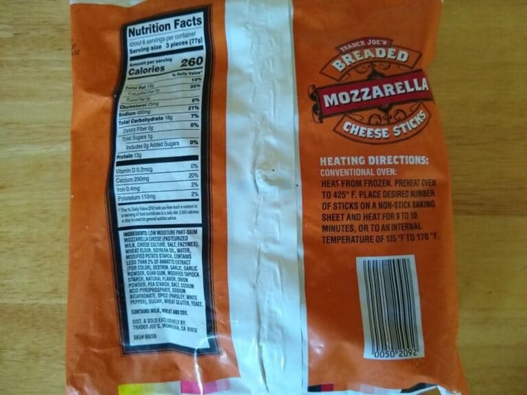 Trader Joe’s Breaded Mozzarella Sticks: A Cheesy Delight