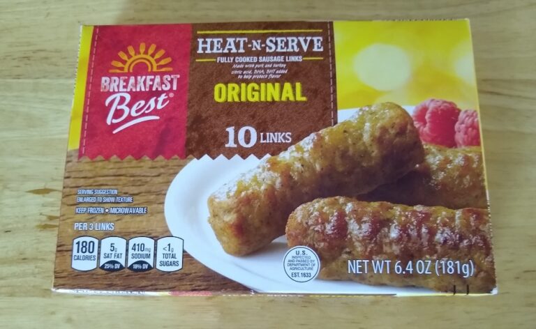 Breakfast Best Heat N Serve Links Sausage And Turkey Aldi Reviewer