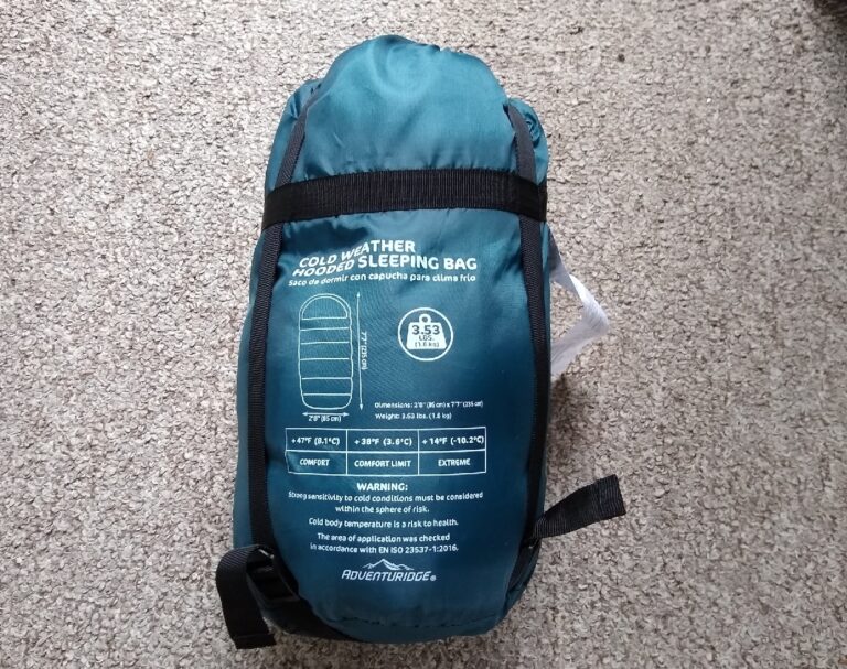 Aldi ultralight sleeping bag hotsell