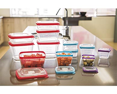 24 Food Storage Containers Meal Prep 3 Compartment Plate W/ Lids