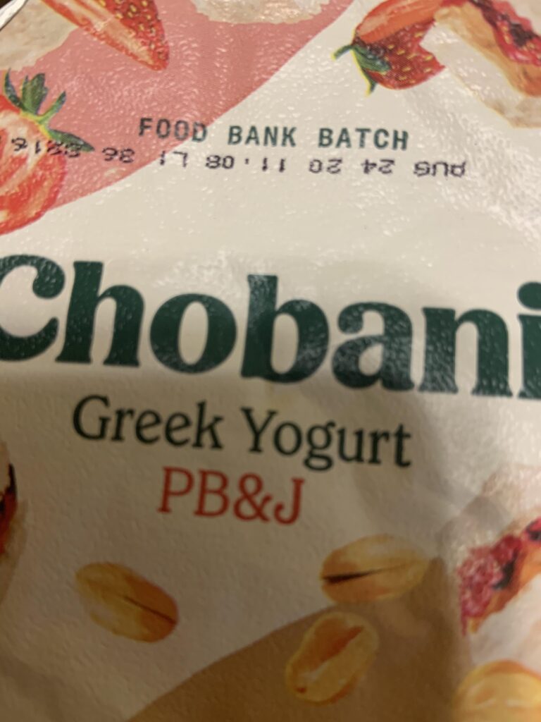 Why Do Some Chobani Products Say “Food Bank Batch?”