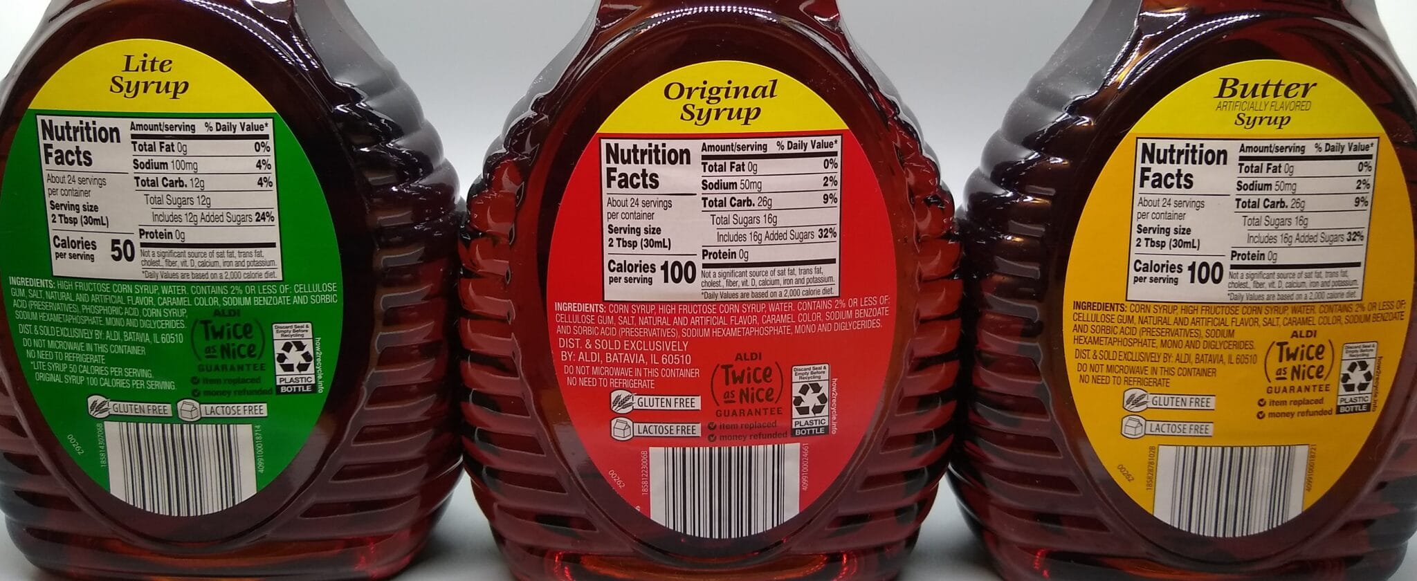 Aunt Maple s Syrup  Original Butter and Lite  ALDI  REVIEWER