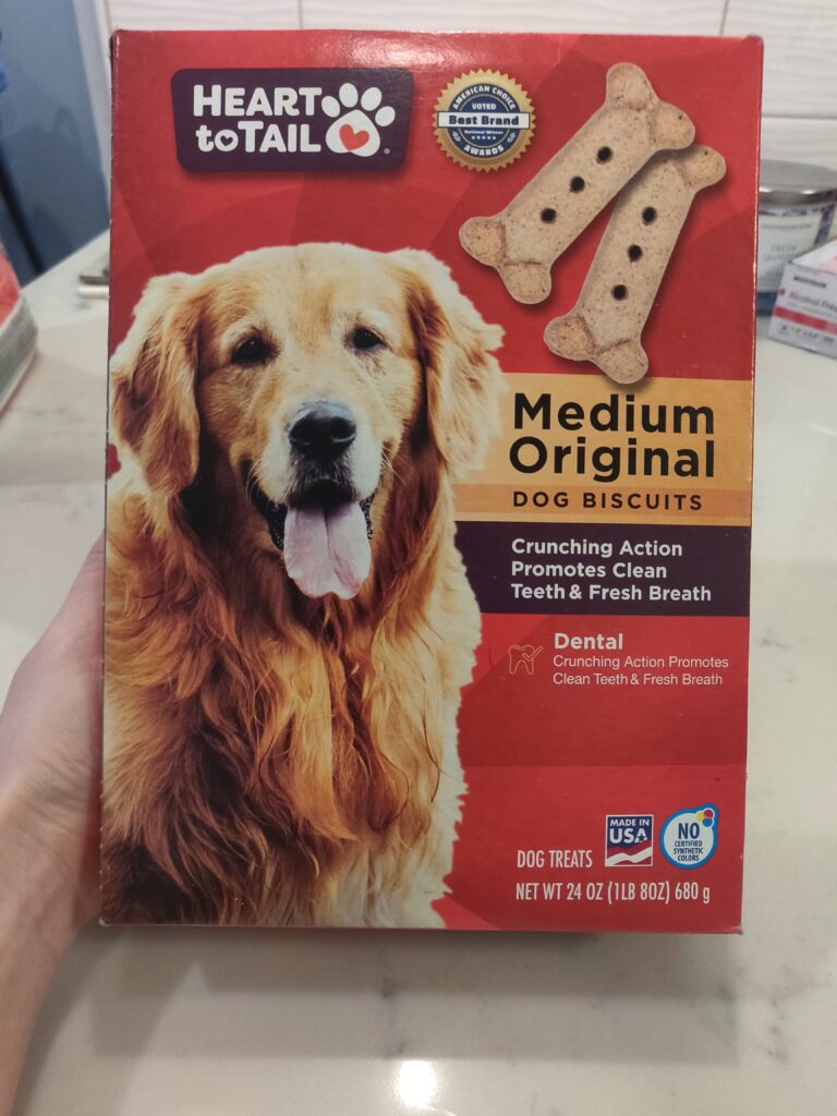 Heart to Tail Dog Biscuits Aldi Reviewer