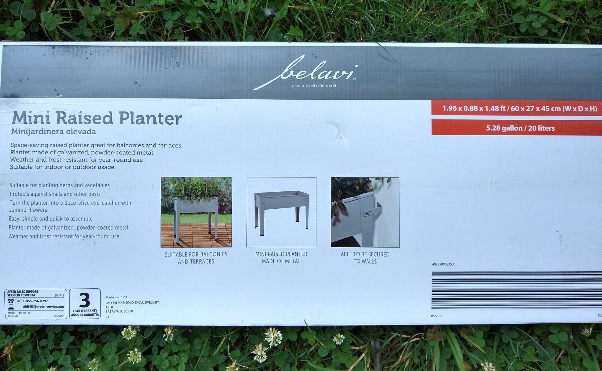 Belavi Mini Raised Planter Aldi Reviewer