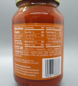 Trader Joe's Trader Giotto's Fat Free Pizza Sauce | Aldi Reviewer