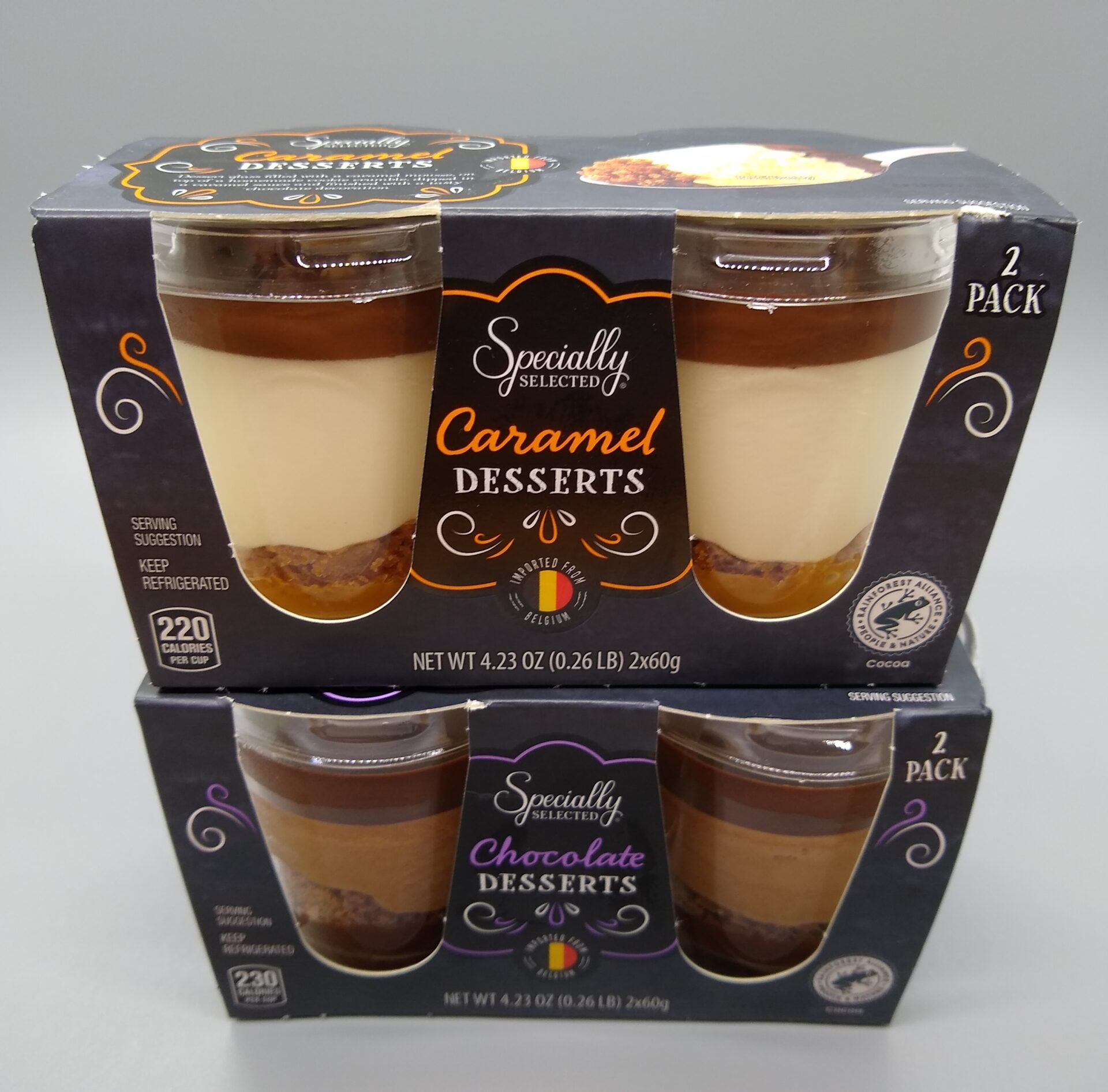 Specially Selected Chocolate And Caramel Mousse Desserts ALDI REVIEWER