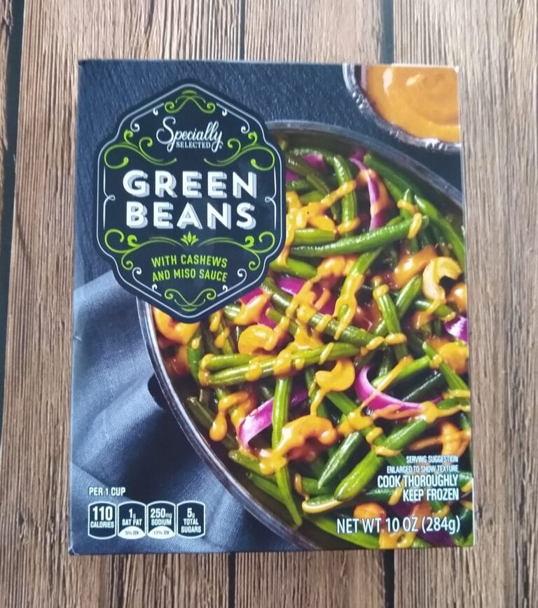 Specially Selected Green Beans with Cashews and Miso Sauce