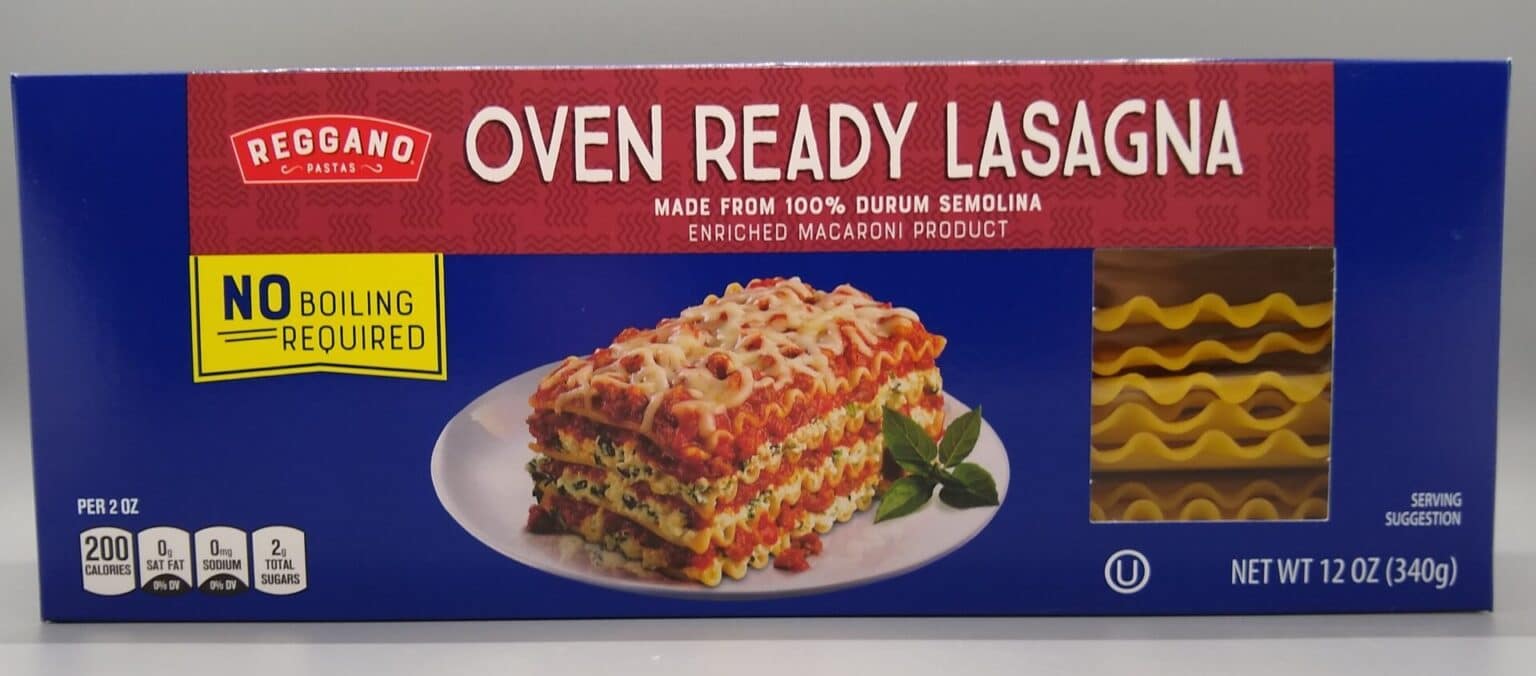 How to Make Lasagna with Aldi Reggano Oven Ready Lasagna Noodles Aldi