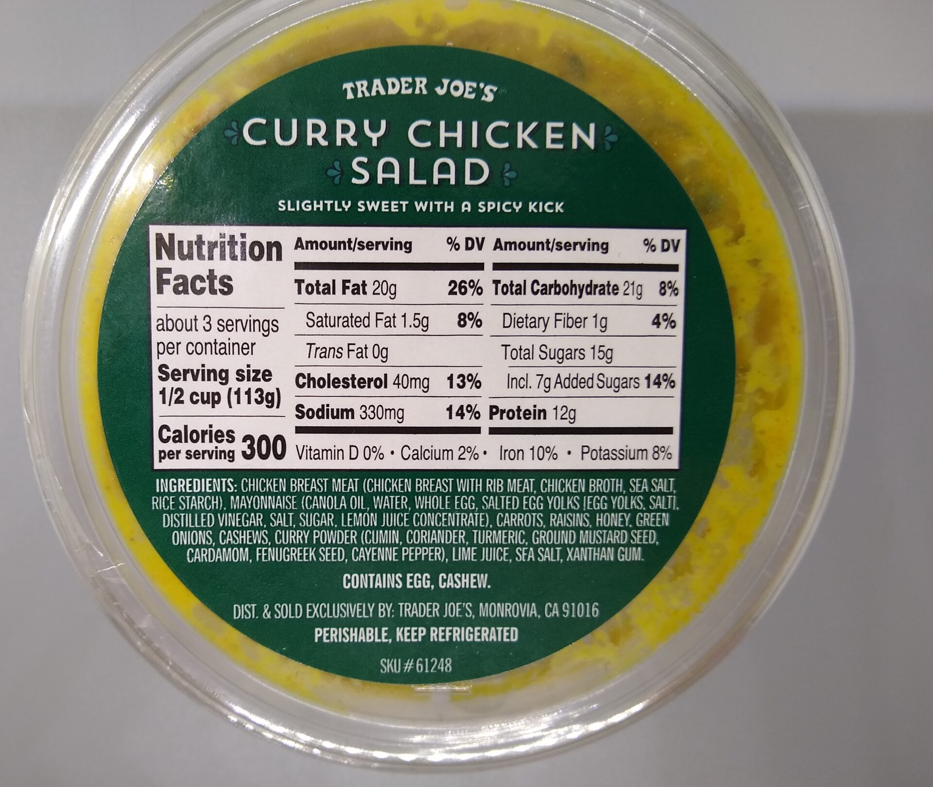 Trader Joe s Curry Chicken Salad ALDI REVIEWER