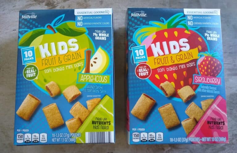 Millville Kids Fruit & Grain Soft Baked Mini Bars | Aldi Reviewer