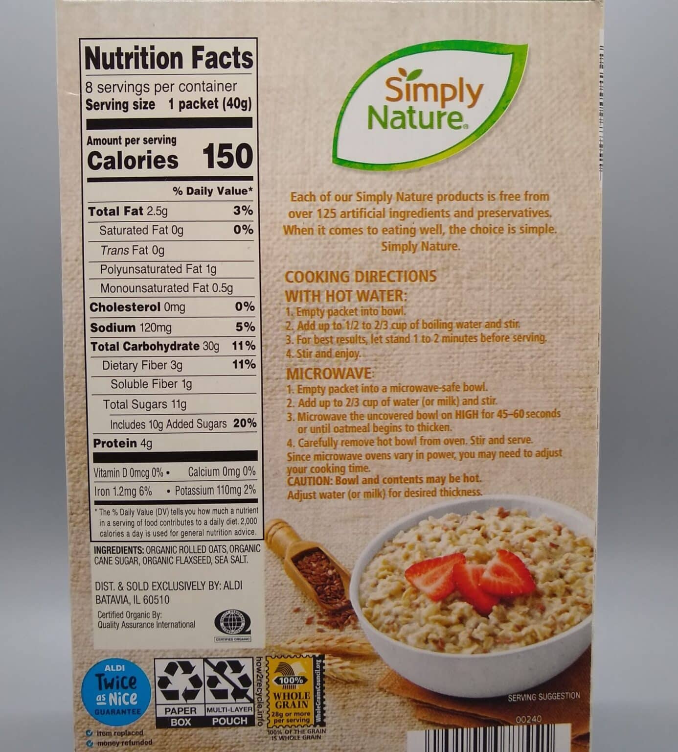 simply-nature-organic-oats-flax-instant-oatmeal-aldi-reviewer