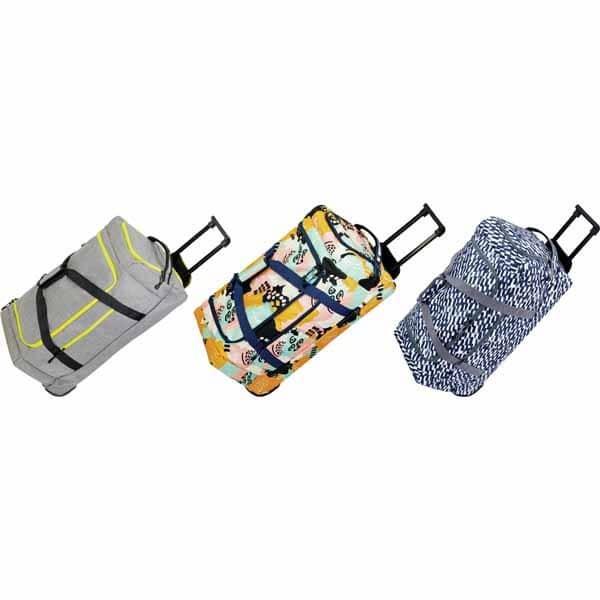 Hit the Road with Skylite Rolling Duffle Bags From Aldi