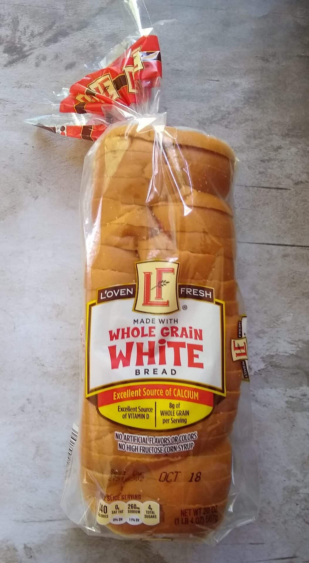 L Oven Fresh Whole Grain White Bread ALDI REVIEWER