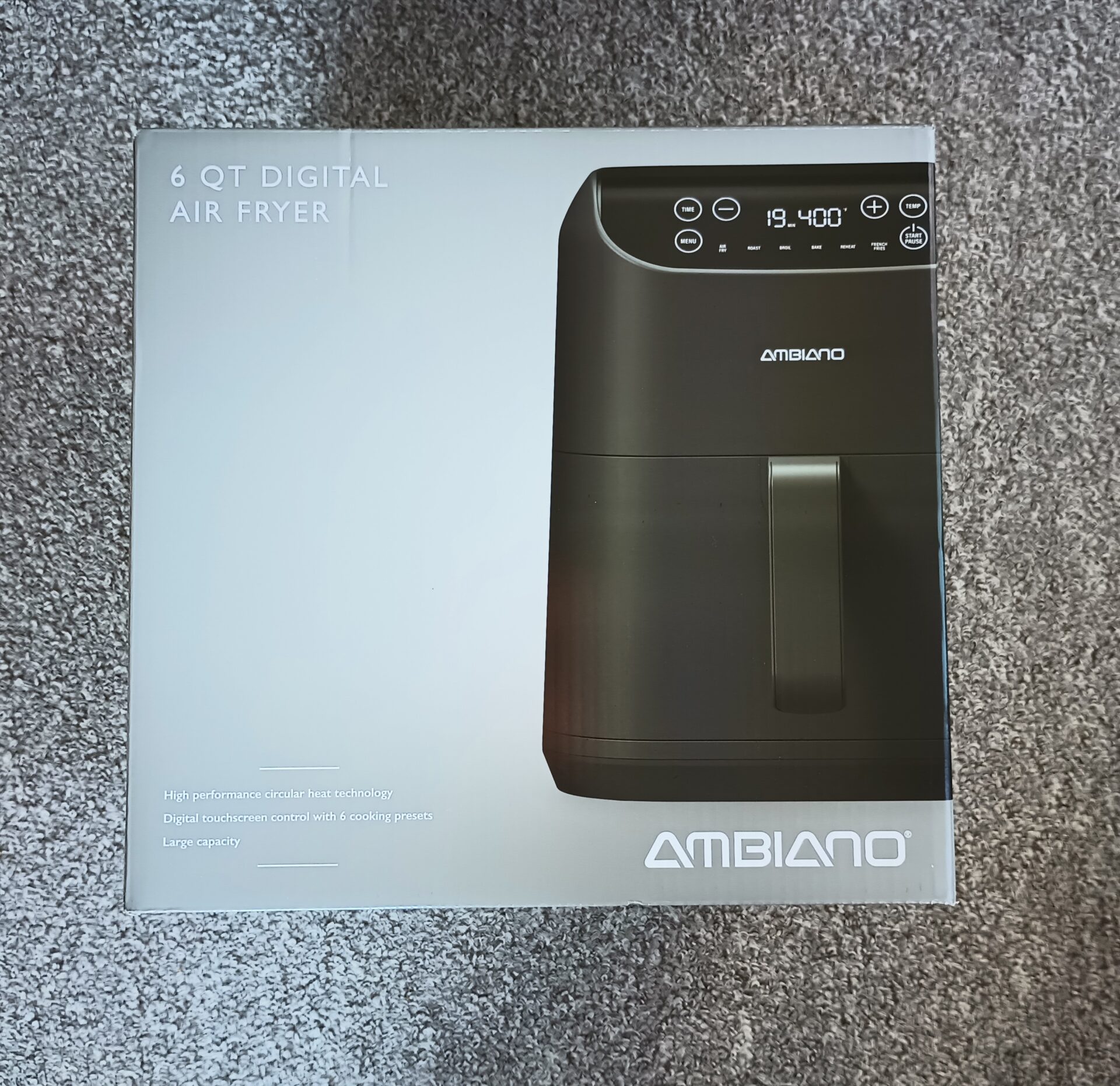 Aldi 8L Ambiano Air Fryer 2021 review