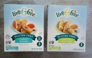 liveGfree Gluten Free Egg Rolls | Aldi Reviewer