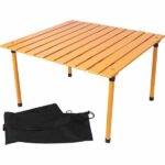 Belavi Wooden Roll Top Portable Table Headed to Aldi | Aldi Reviewer