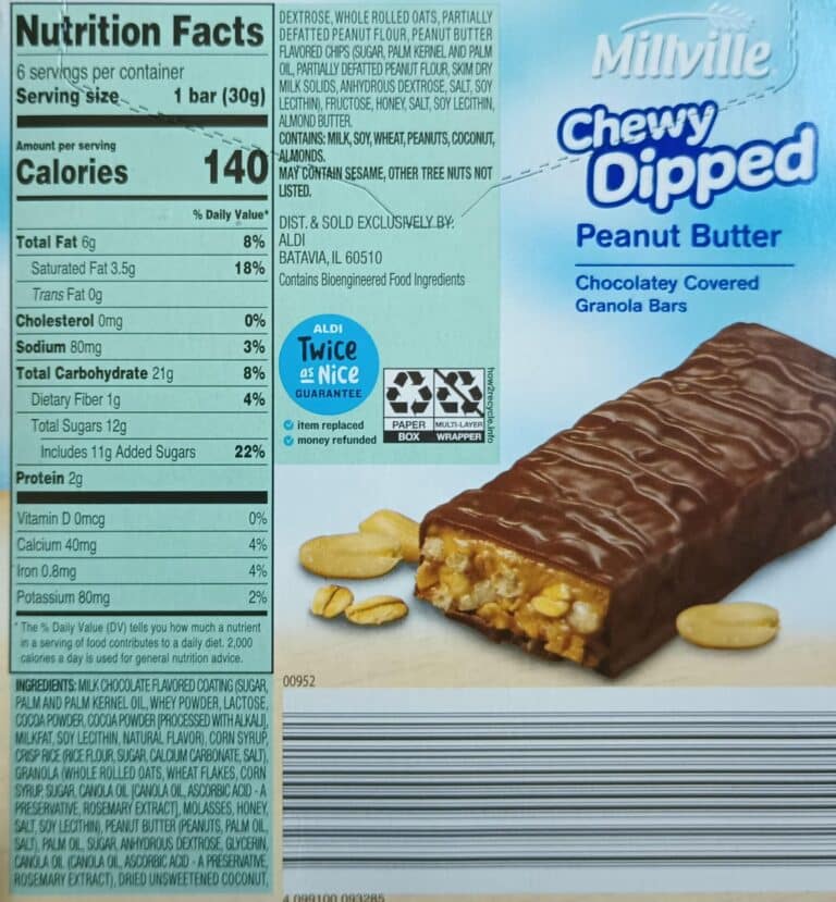 Millville Chewy Dipped Granola Bars Aldi Reviewer