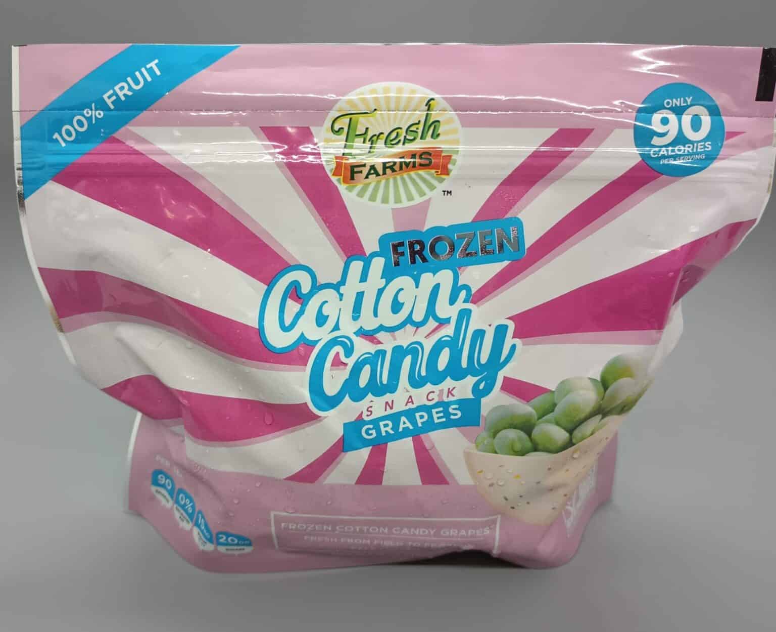 Fresh Farms Frozen Cotton Candy Snack Grapes Aldi Reviewer