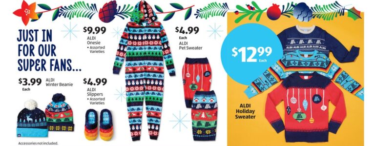 Aldi fan gear Christmas 2023