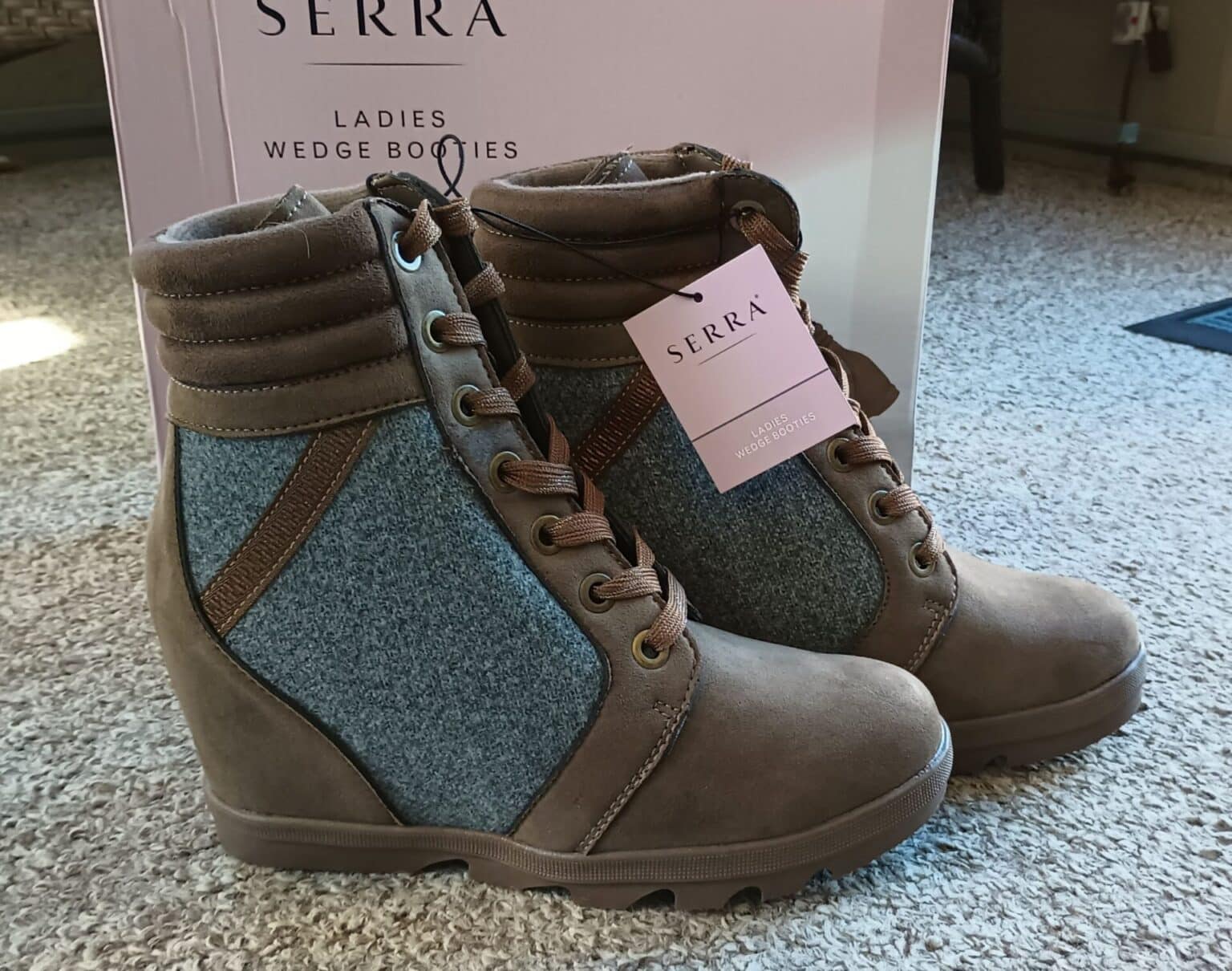 Serra Ladies Wedge Booties Aldi Reviewer