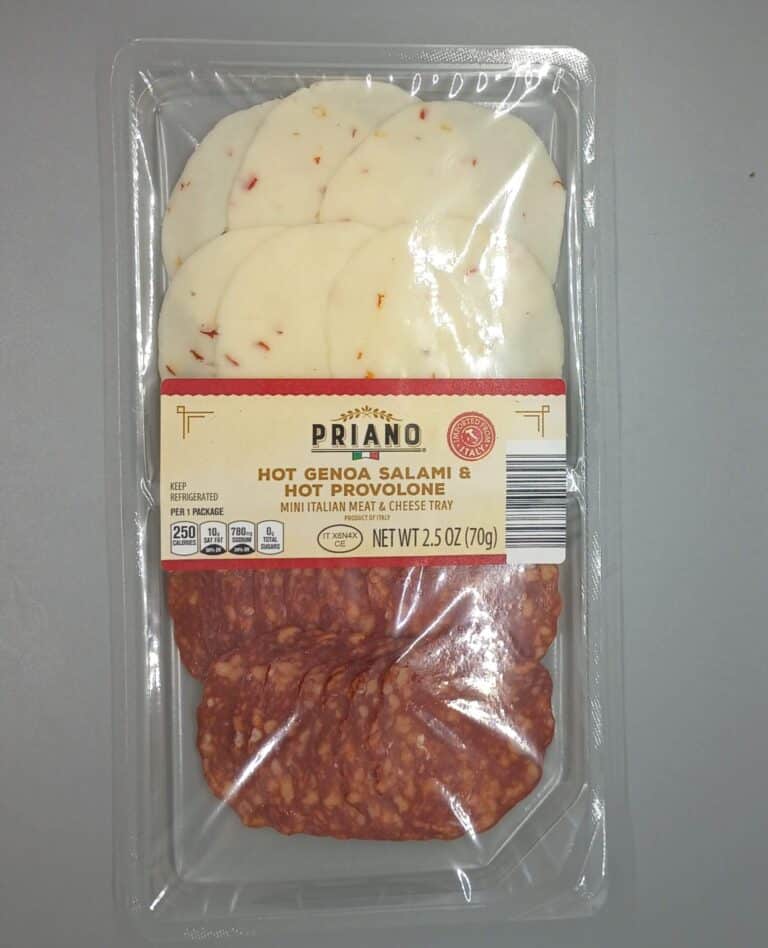 Priano Hot Genoa Salami and Hot Provolone