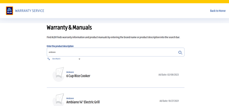 Aldi Revamps Its Warranty Search … But It’s a Mixed Bag
