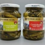 Deutsche Küche Cornichons with Garlic and Deutsche Küche Cornichons with Chili