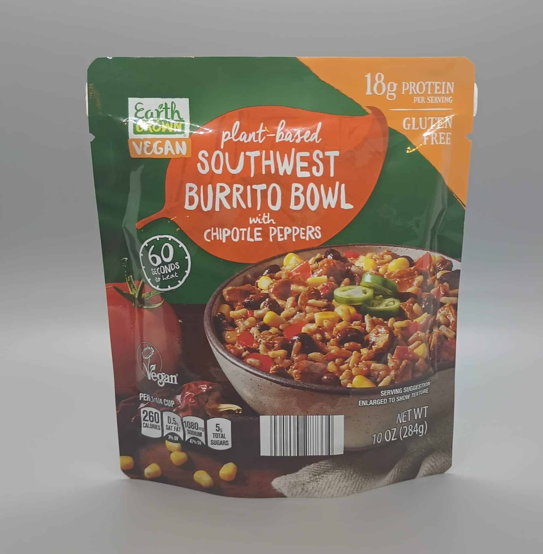 Earth Grown Plant-Based Southwest Burrito Bowl | Aldi Reviewer