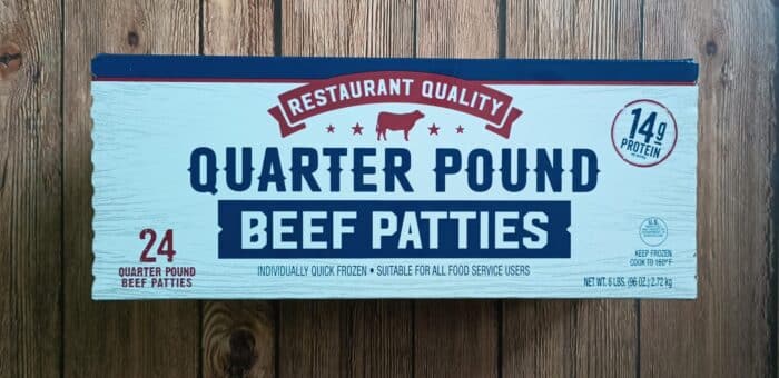 Restaurant Quality Quarter Pound Beef Patties