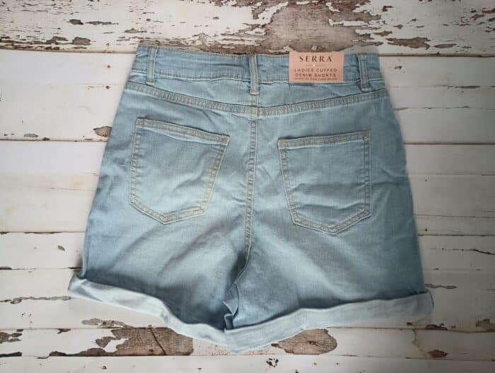 Serra Ladies Cuffed Denim Shorts | Aldi Reviewer