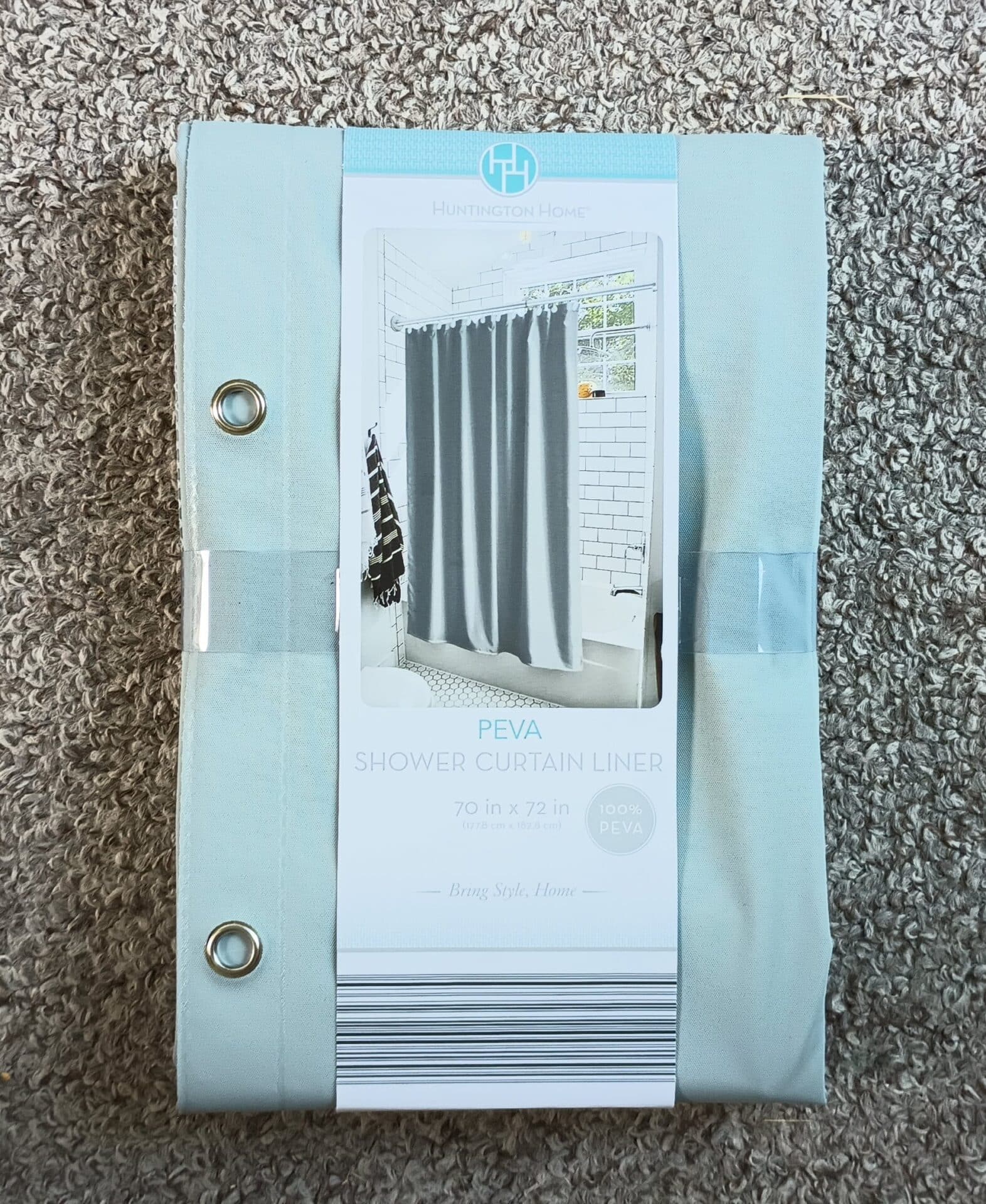 Huntington Home PEVA Shower Curtain Liner | Aldi Reviewer