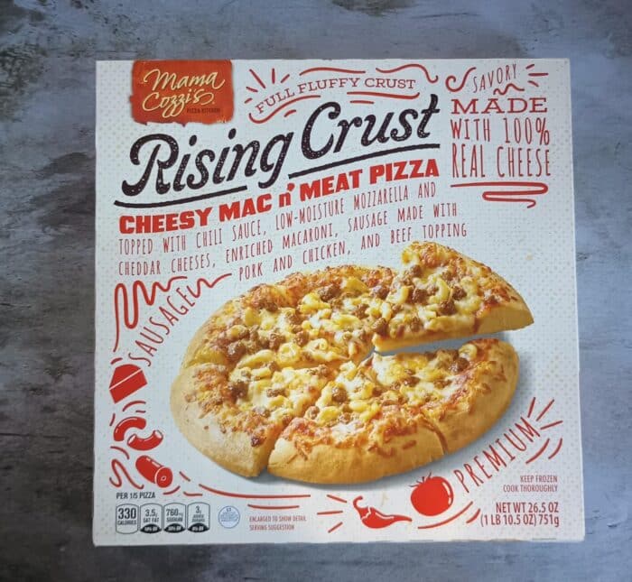 Mama Cozzi's Rising Crust Cheesy Mac n' Meat Pizza | Aldi Reviewer