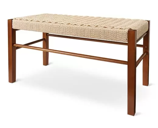 SOHL Furniture Woven Accent Bench