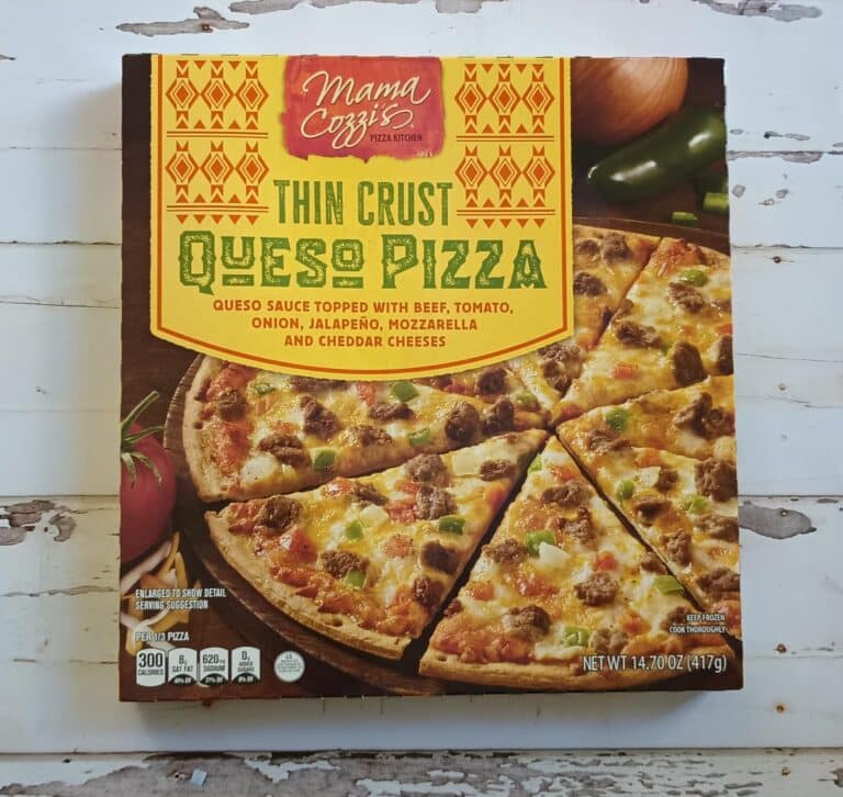 Mama Cozzi's Thin Crust Queso Pizza | Aldi Reviewer